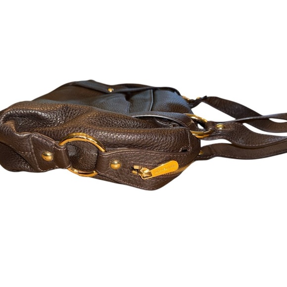 Michael Kors Brown and Gold Satchel with Structured Design - Picture 5 of 8